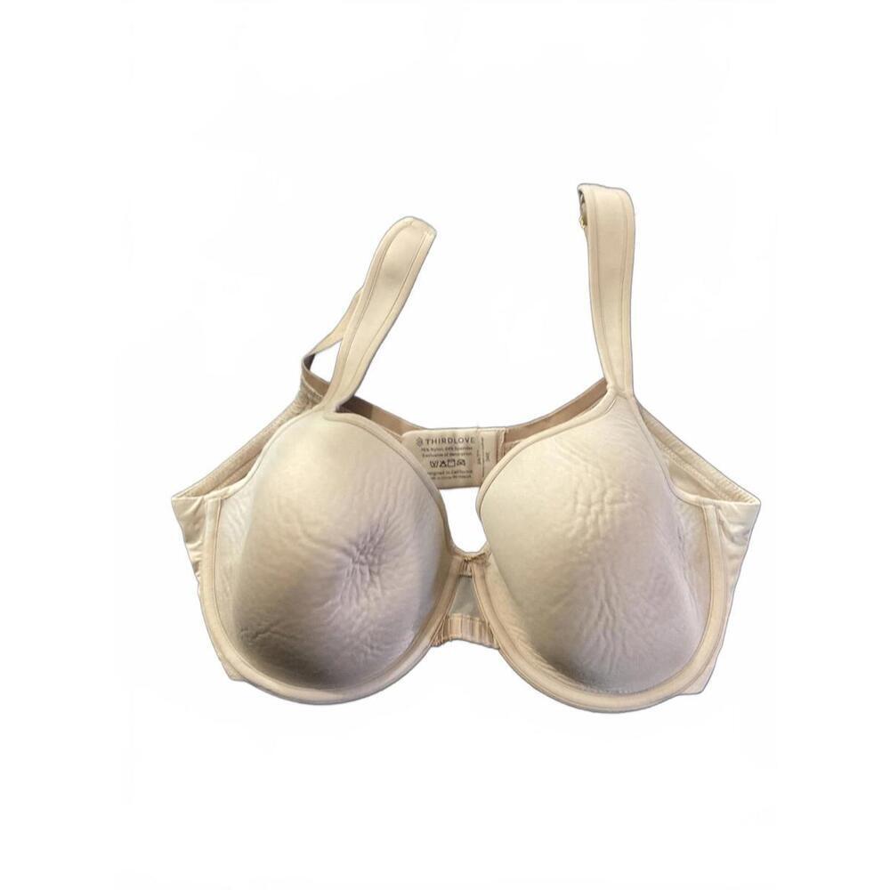 ThirdLove Nude Beige Full Coverage Bra - Comfortable and Supportive 34E